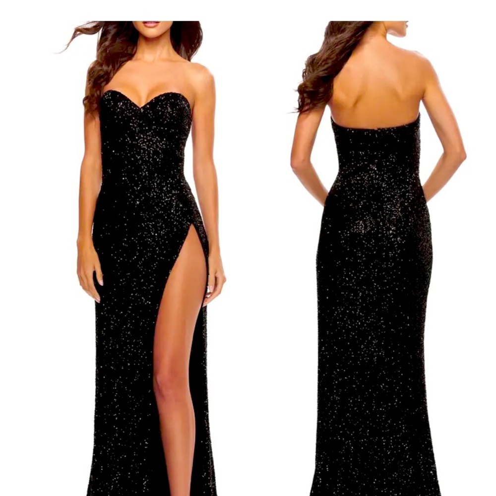 So posh sequined mermaid evening gown